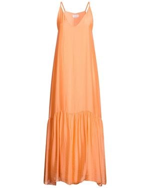 Daniele Fiesoli Collezione N_01 Maxi Dress Viscose, Silk - Orange