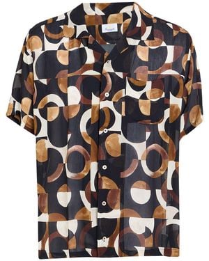 Giannetto Portofino Shirt Viscose - Black