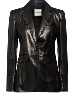 Tagliatore 0205 Blazer Lambskin - Black