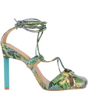 Twenty Four Haitch Court Shoes - Green