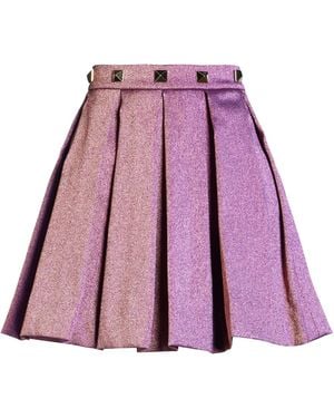 W Les Femmes By Babylon Mini Skirts - Purple