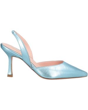 Anna F. Sky Pumps Leather - Blue