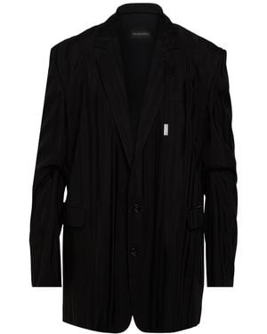 Ann Demeulemeester Blazer Viscose - Black