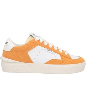 Strype Sneakers Leather, Textile Fibers - Orange