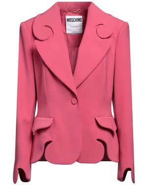Moschino Couture Fuchsia Blazer Polyester, Polyurethane - Pink