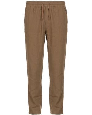 Solid Pants Linen, Viscose - Natural
