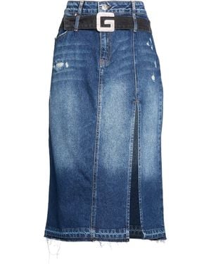 Gaelle Paris Denim Skirt Cotton - Blue