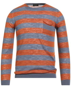 Roberto Collina Tan Sweater Linen, Polyester - Orange