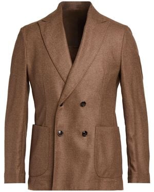 Barba Napoli Blazer Wool, Cashmere - Brown