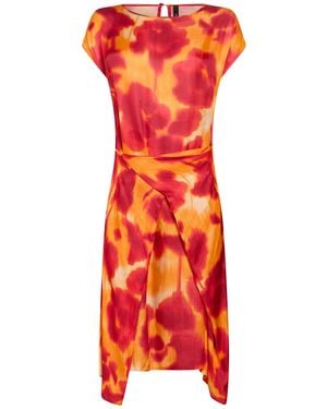 Pierantonio Gaspari Midi Dress Viscose - Red