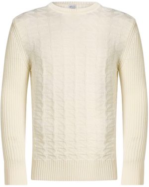 PHILOTINTO Jumper Merino Wool, Acrylic - White