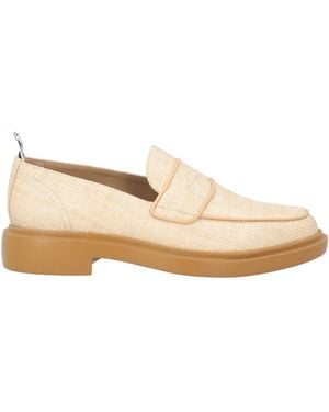 Thom Browne Loafers Natural Raffia, Leather
