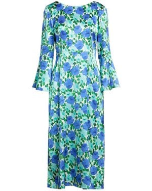 P.A.R.O.S.H. Midi Dress - Blue