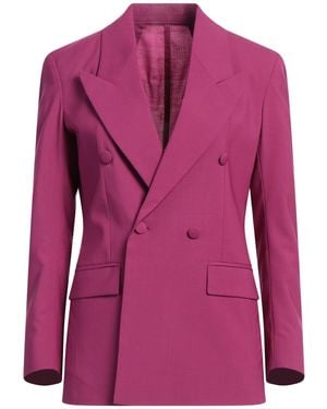 MARSĒM Mauve Blazer Virgin Wool, Polyester, Elastane - Pink