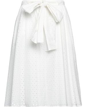 KENZO Midi Skirt Cotton - White