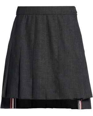 Thom Browne Mini Skirt Wool - Black