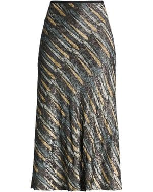 Siyu Midi Skirts - Gray
