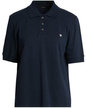 Weekend by Maxmara Midnight Polo Shirt Cotton, Viscose - Blue