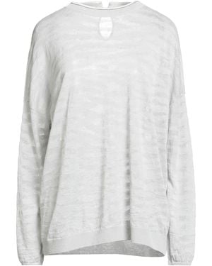 Brunello Cucinelli Light Sweater Linen, Polyamide, Ecobrass - White