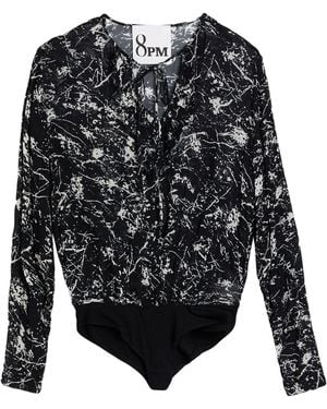 8pm Bodysuit - Black