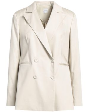 ELEONORA STASI Blazer Cotton, Elastane - Natural
