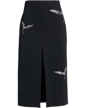 David Koma Midi Skirt Viscose, Acetate, Elastane - Black