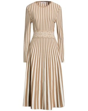 Akep Sand Midi Dress Viscose, Polyamide, Elastane - Natural