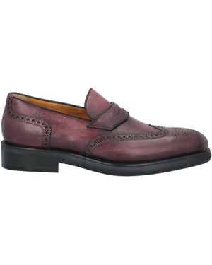 A.Testoni Loafers Calfskin - Purple