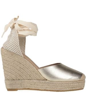 Genuins Espadrilles Leather, Textile Fibers - Natural