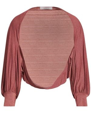 Marella Brick Shrug Viscose, Polyester, Metallic Fiber, Elastane - Red