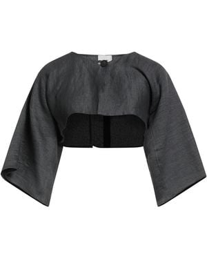 Alysi Chocolat Jacket Linen, Polyester - Black