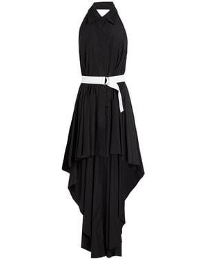 Norma Kamali Mini-Kleid - Schwarz