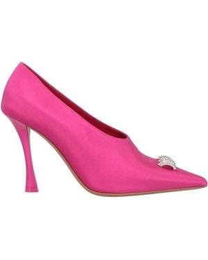 Givenchy Fuchsia Pumps Viscose, Silk - Pink