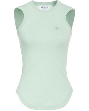 The Attico Top Cotton - Green