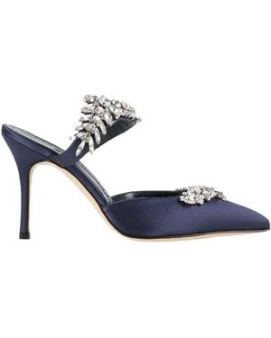 Manolo Blahnik Mules & Clogs - Blau
