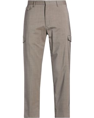 Briglia 1949 Taupe Trousers Virgin Wool, Polyester, Elastane - Grey