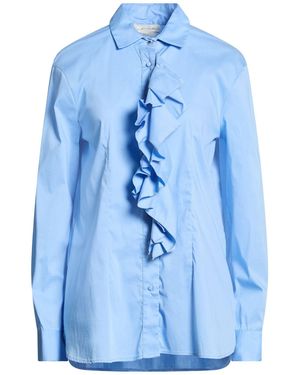 Anna Molinari Shirt Cotton, Elastane - Blue