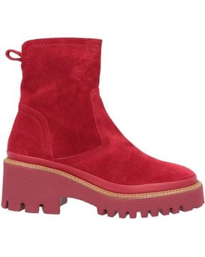 Pons Quintana Ankle Boots - Red