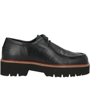Docksteps Lace-Up Shoes Leather - Black