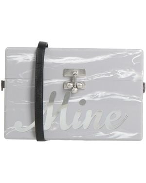 Edie Parker Cross-Body Bag Acrylic - Gray