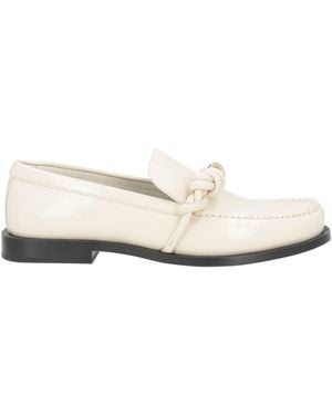 Jil Sander Cream Loafers Leather - White