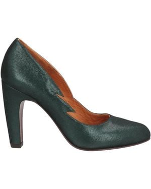 Chie Mihara Dark Court Shoes Leather - Green