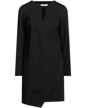 Manila Grace Mini Dress Viscose, Polyamide, Elastane - Black