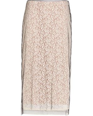 Fendi Midi Skirt Cotton, Polyamide - Natural