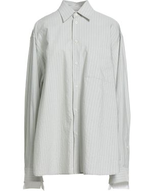 MM6 by Maison Martin Margiela Light Shirt Cotton - Gray