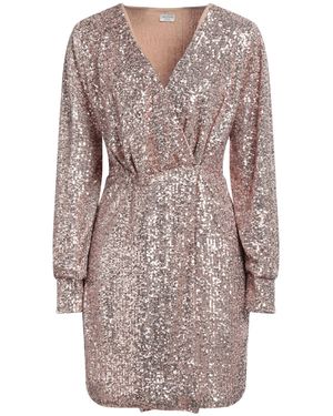 Rebel Queen Mini Dress - Metallic