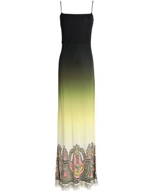 Etro Maxi Dress Viscose - Black