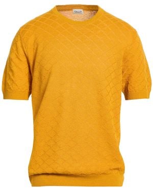 GALLIA Sweater Linen, Cotton - Yellow
