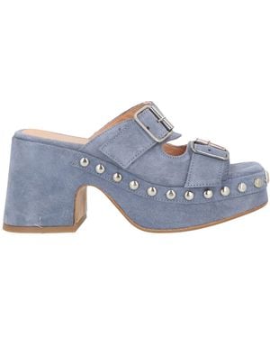 CURIOSITÉ Light Sandals Leather - Blue