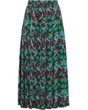 Attic And Barn Midi Skirt - Green